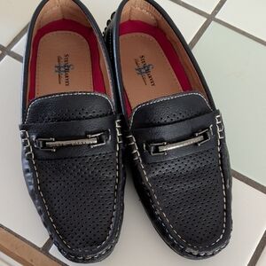 Steve Harvey Black Slip-On Loafers Size 5.5